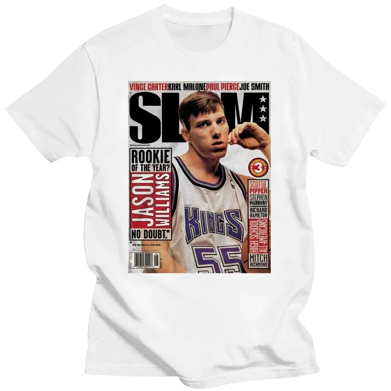 Jason Williams Slam Cover T-Shirt Uomo Donna Street Tee Shirt