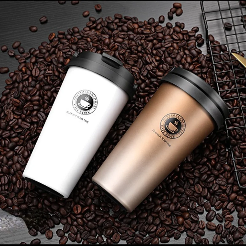 500ml Coffee Cup Thermal Mug Vacuum Flasks Portable Travel Mug For Tea Thermoses Water Bottle