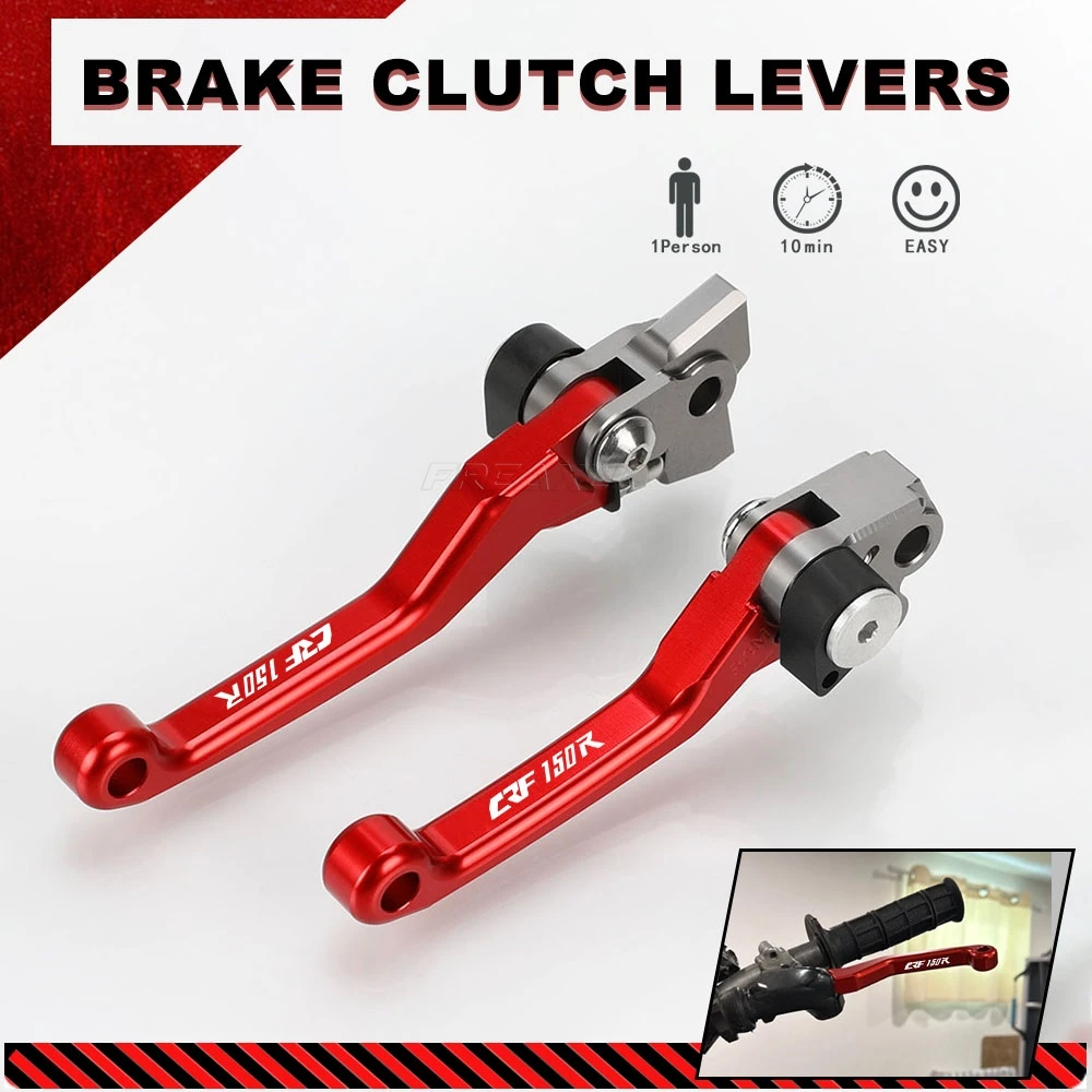 

Dirt Pit Bike Pivot Brake Clutch Levers Handle For Honda CRF150R 2007-2018 CRF150 R 2008 2009 2010 CRF 150R 2011 2012 2013 2014