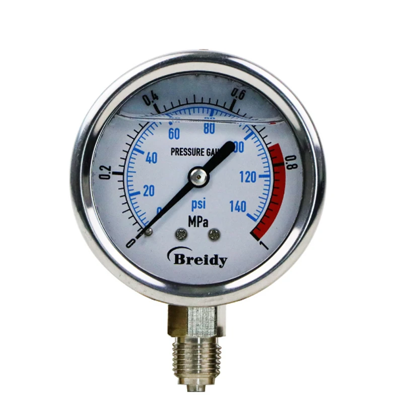 

0-60Mpa Pressure Gauge YN60 Joint Thread M14*1.5 G1/4 PT1/4 Anti-vibration Oil Pressure Gauge for Industrial Household Tools