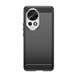 Shockproof Soft TPU Carbon Fiber Phone Case Cover - Enhanced Protection for Nova 13 (Black)