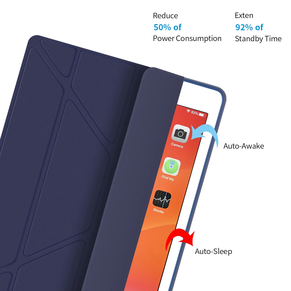 Estojo Macio do Couro do Plutônio para o Ipad Pro 10 A1701 A1709 ar 32023 A2152 A2123 - Imagem 4
