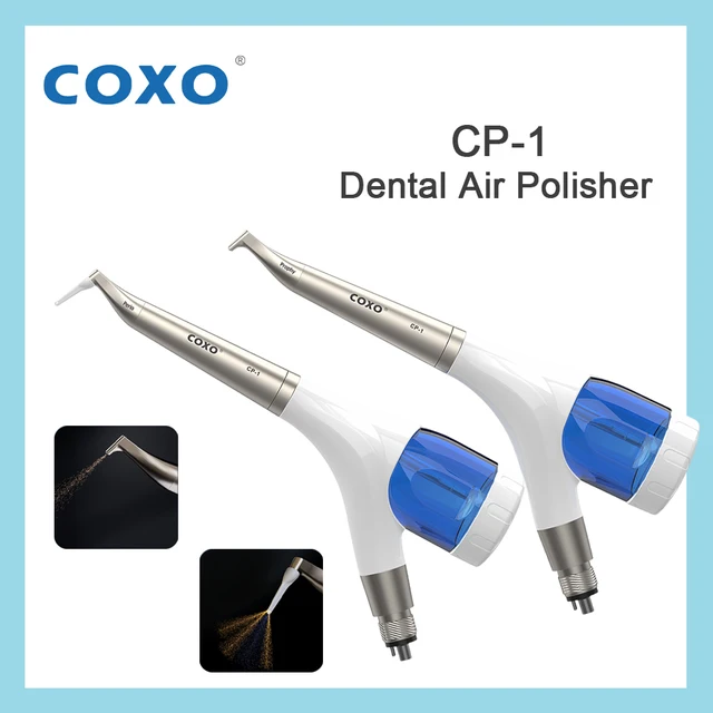 COXO CP-1 Dental Air Polisher Supragingival and Subgingival 2 In 1 Air Prophy Teeth Whitening Sandblasting Machine Dental Tool