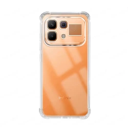 Shockproof Airbag Full Protection TPU Soft Case - Protective Cover for Infinix Note 60 (Transparent)