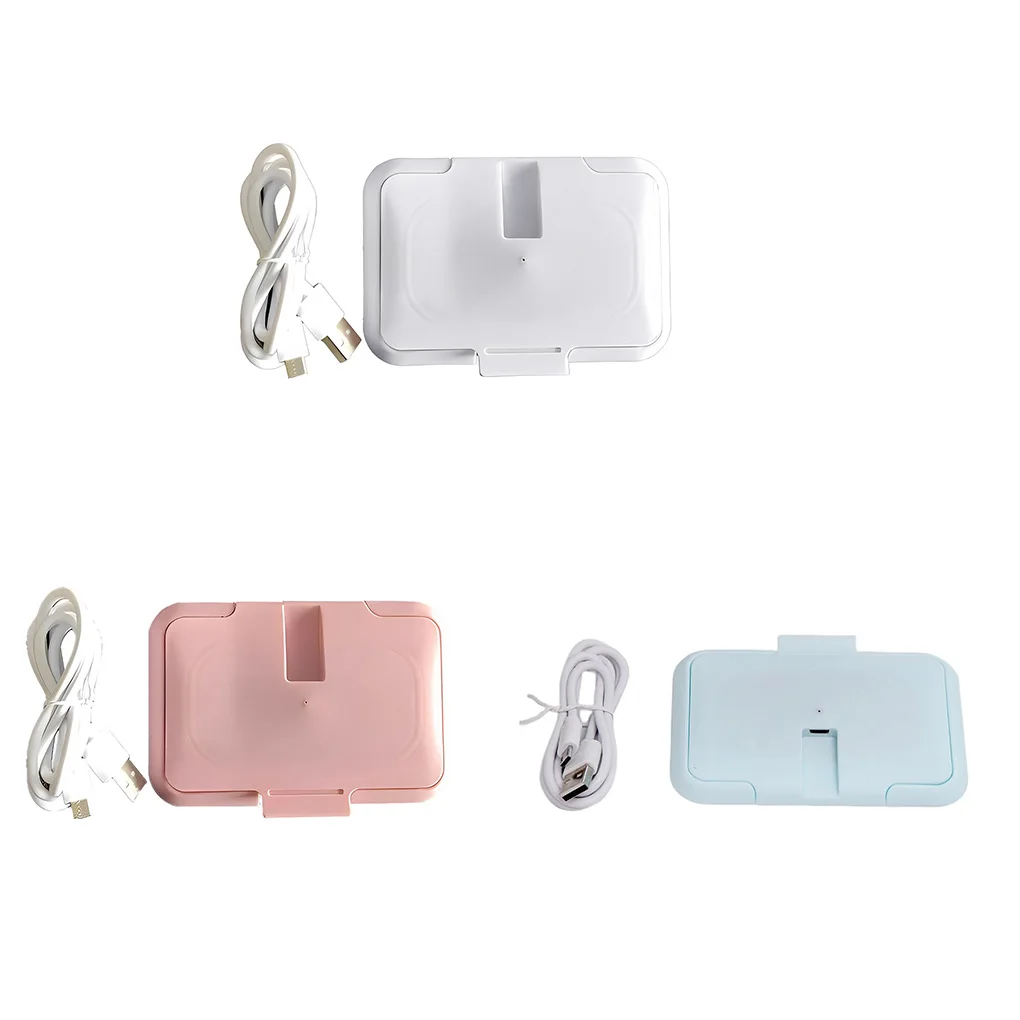

2/3 PP ABS Baby Wipes Warmer Portable USB Thermal Home Heater Heating Box