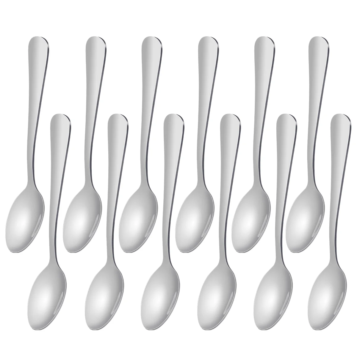 

Stainless Steel Coffee Stirring Spoon Mini Ice Cream Spoon Cutlery Set Teaspoon Kitchen Cutlery
