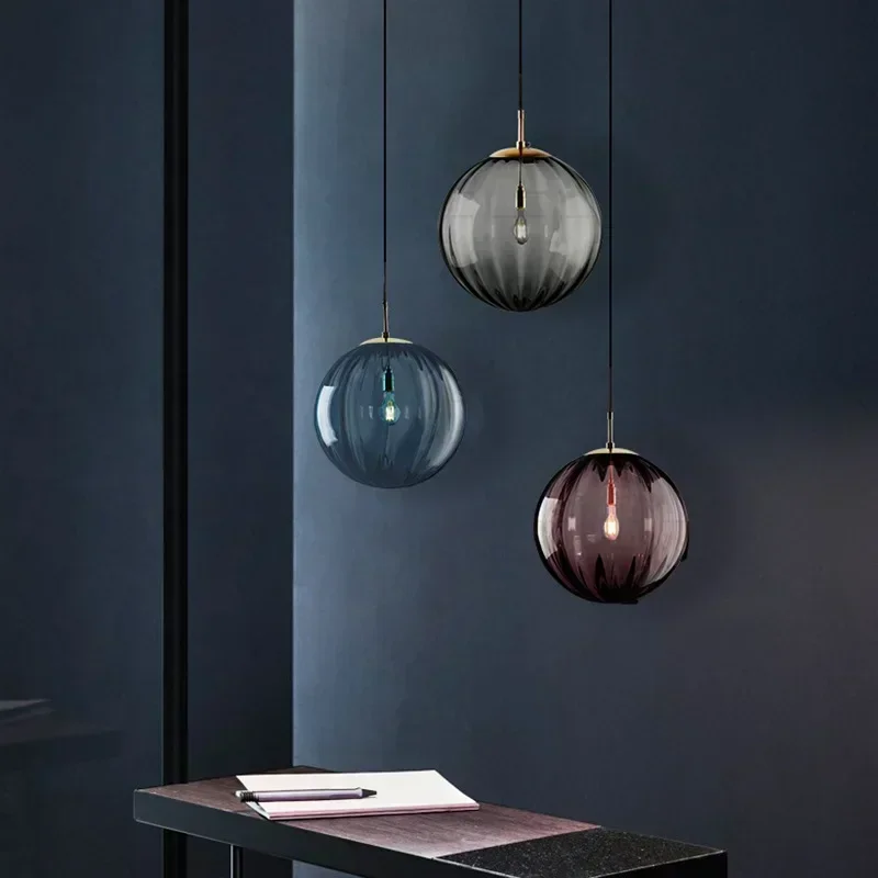 Modern Stained Glass Chandelier Pendant Lights Restaurant Bar Home Decor Pendant Lights Pendant Lamp Chandelier Lighting