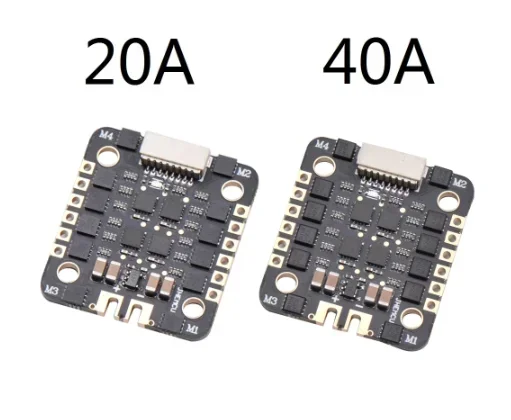 

JHEMCU EM40A blheli _ S DShot600 2-6S 4 в 1 бесщеточный ESC 20x20 мм для FPV гонок Фристайл микро дроны DIY части