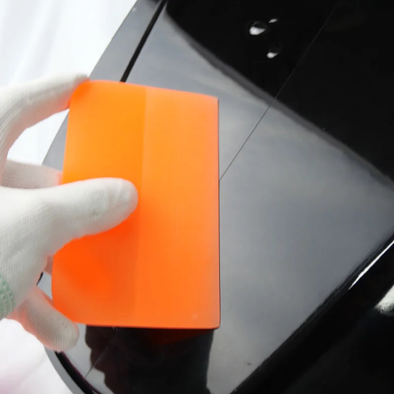 PPF Squeegee Soft TPU Rubber Squeegee Car TPU PPF Film Install Film Wrapping Scraper Cleaner Car Vinyl Wrap Window Tint Tool KNS 2