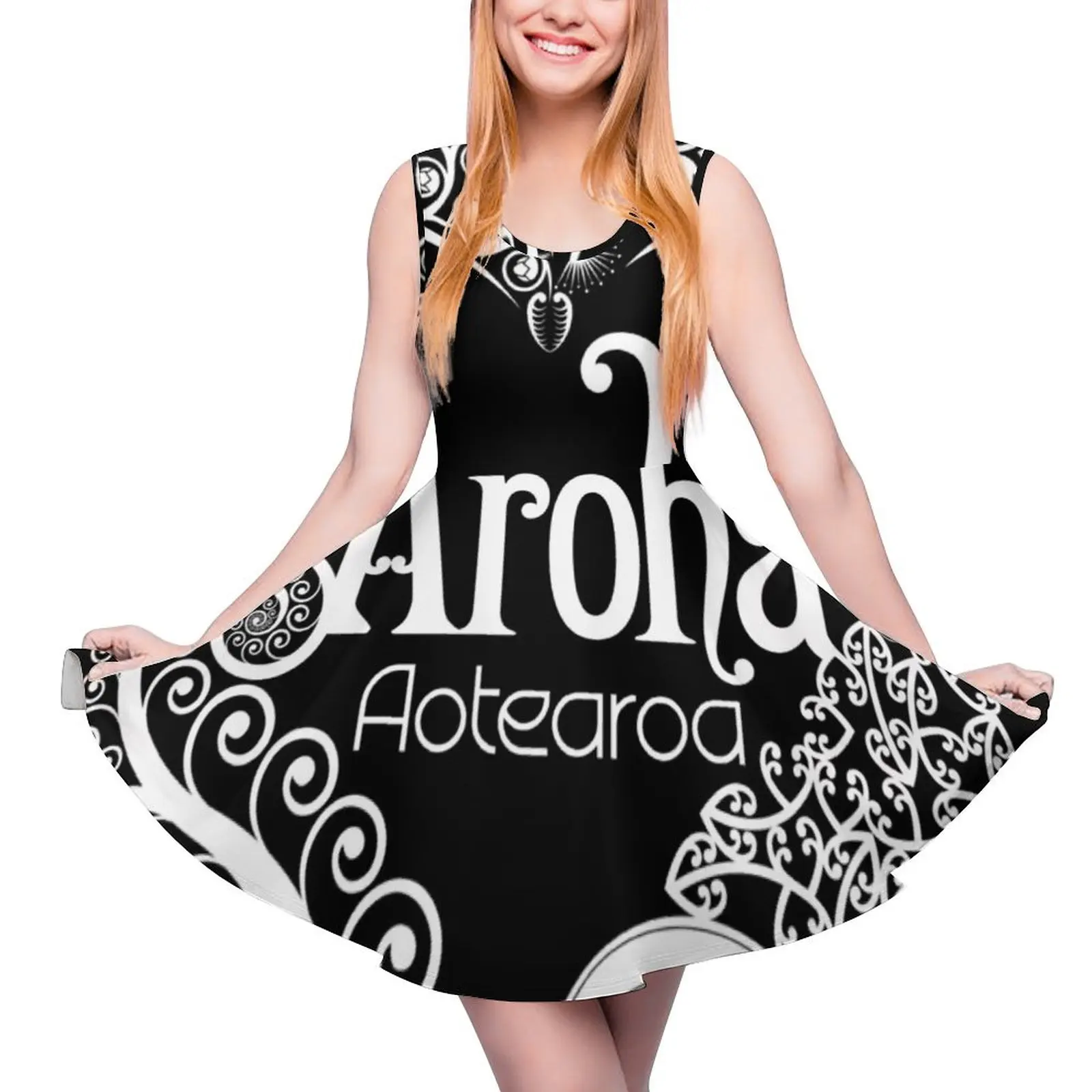 

Aroha Aotearoa Round Neck Dress women's evening dresses 2024 dress for women 2024 ladies dresses for women 2024 clothes