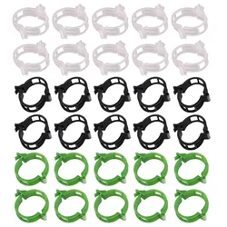 Durable Plastic Plant Support Clips for Garden Vine Protection and Grafting (Mix Color)