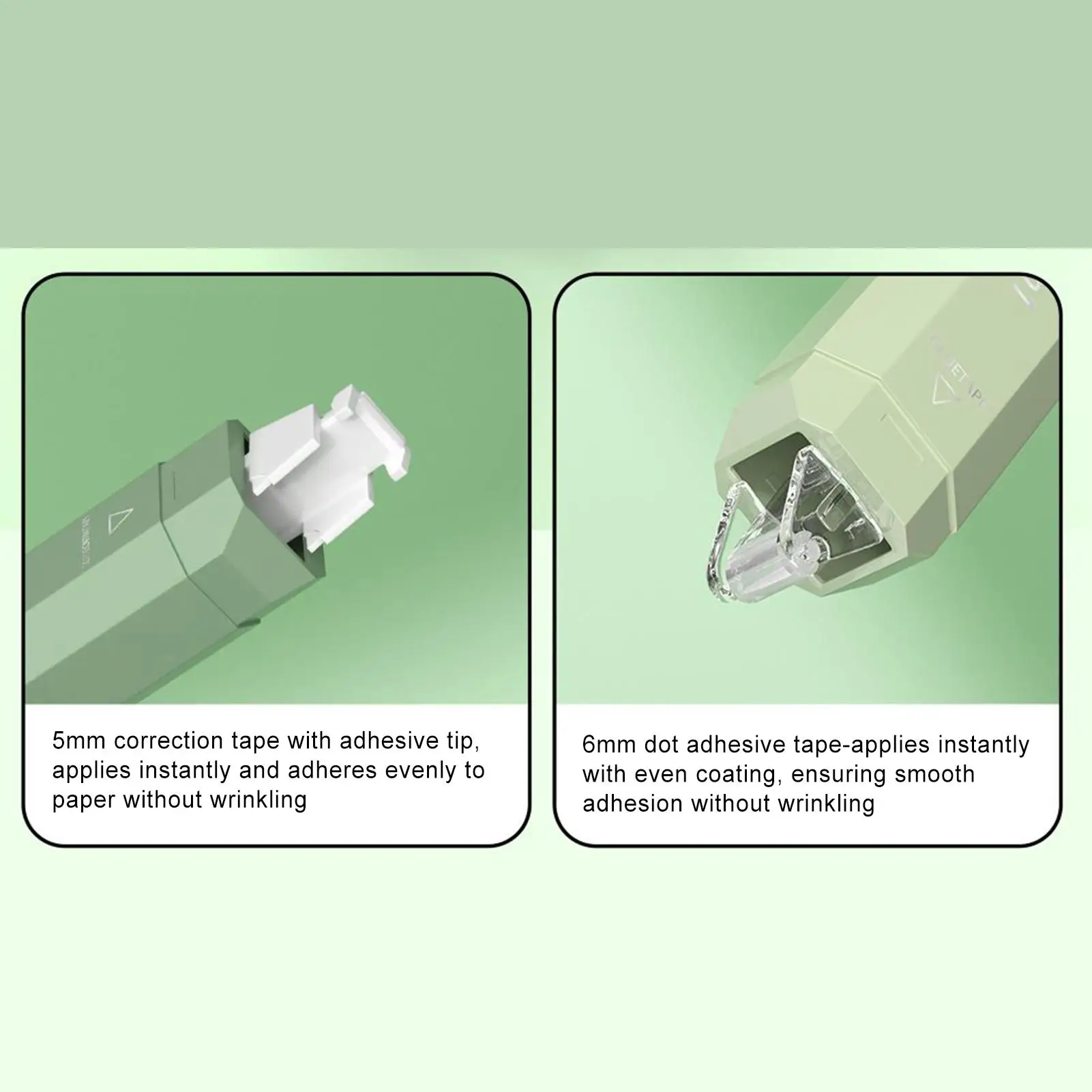 White Out Correction Tape 4 Pieces Easy To Applicator Stationery Supplies Glue Tape Roller For Crafts For Men Women Boys Girls