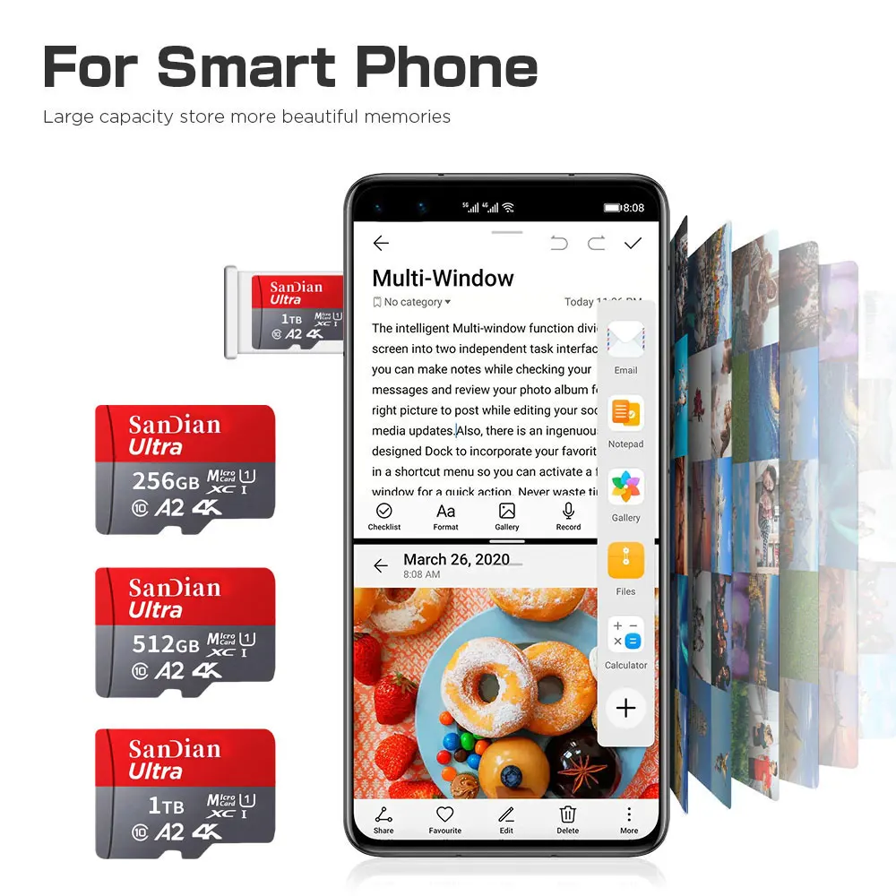  ũ ޸ SD ī ޸ ī, 512GB, 1TB ͽƮ  TF, ÷ ī, ǻ, Ʈ, ī޶