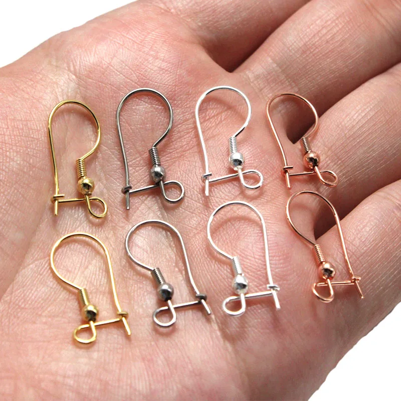 200PCS French Earring Loop Hoops Ear Wire Hook for Jewelry Making Findings  DIY Earrings Settings Base Accessories Supplies - China Stainless Steel  Hooks and Earring Hooks price