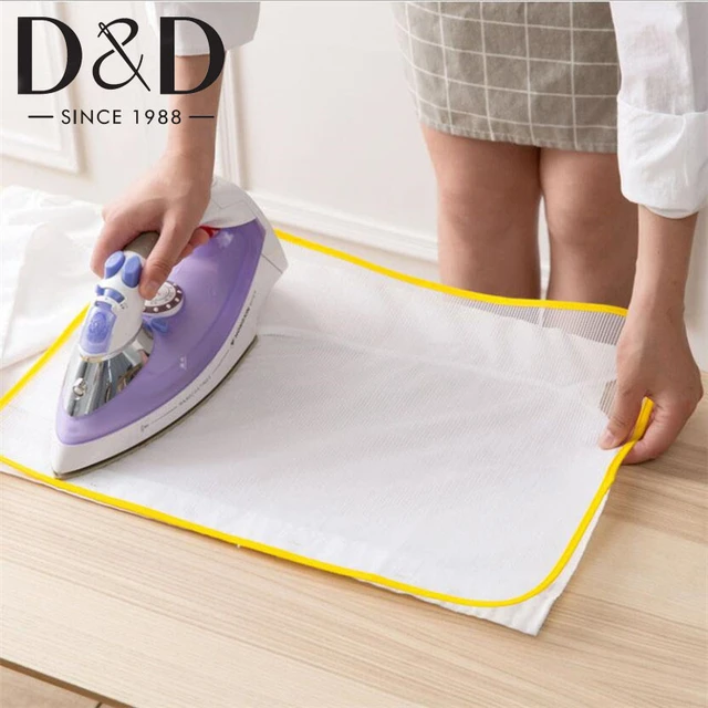 1pc 2pcs Protective Insulation Ironing Board Cover With Purple Edges,  Heat-Resistance Ironing Cloth Guard, Protective Press Mesh Cloth