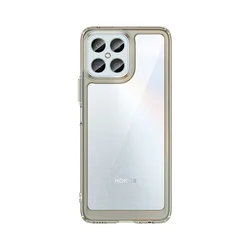 Shockproof Transparent Phone Case Cover - Clear and Durable Protection for Honor X8A(4G) (Transparent Black)