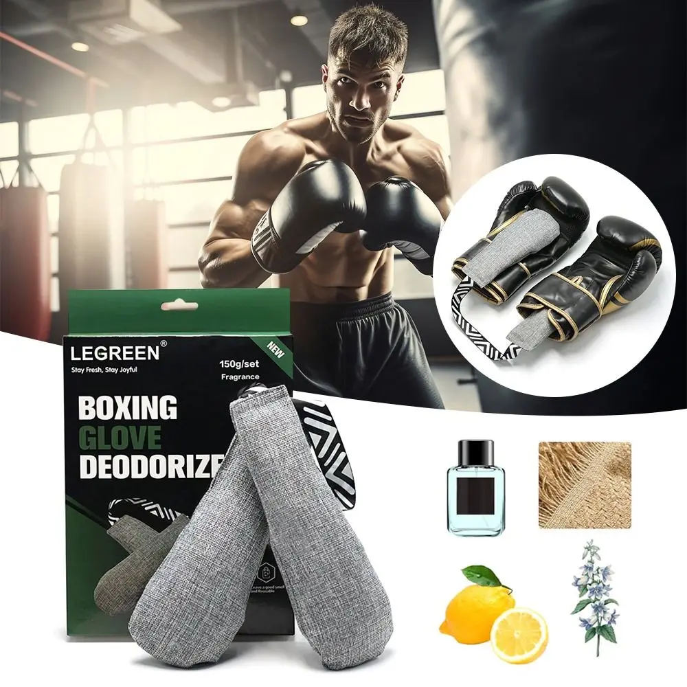 Polyester Boxing Glove Deodorizers Antibacterial Leaves Gloves Fresh Boxing Gloves Charcoal Bag Absorbs Stink