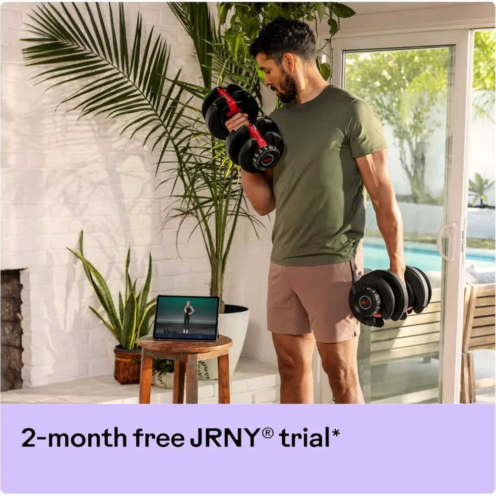 Choose Tech 552 adjustable dumbbells, ST 552 dumbbells (paired), black, .Version 2, alloy steel, adjustable weight, dumbbell