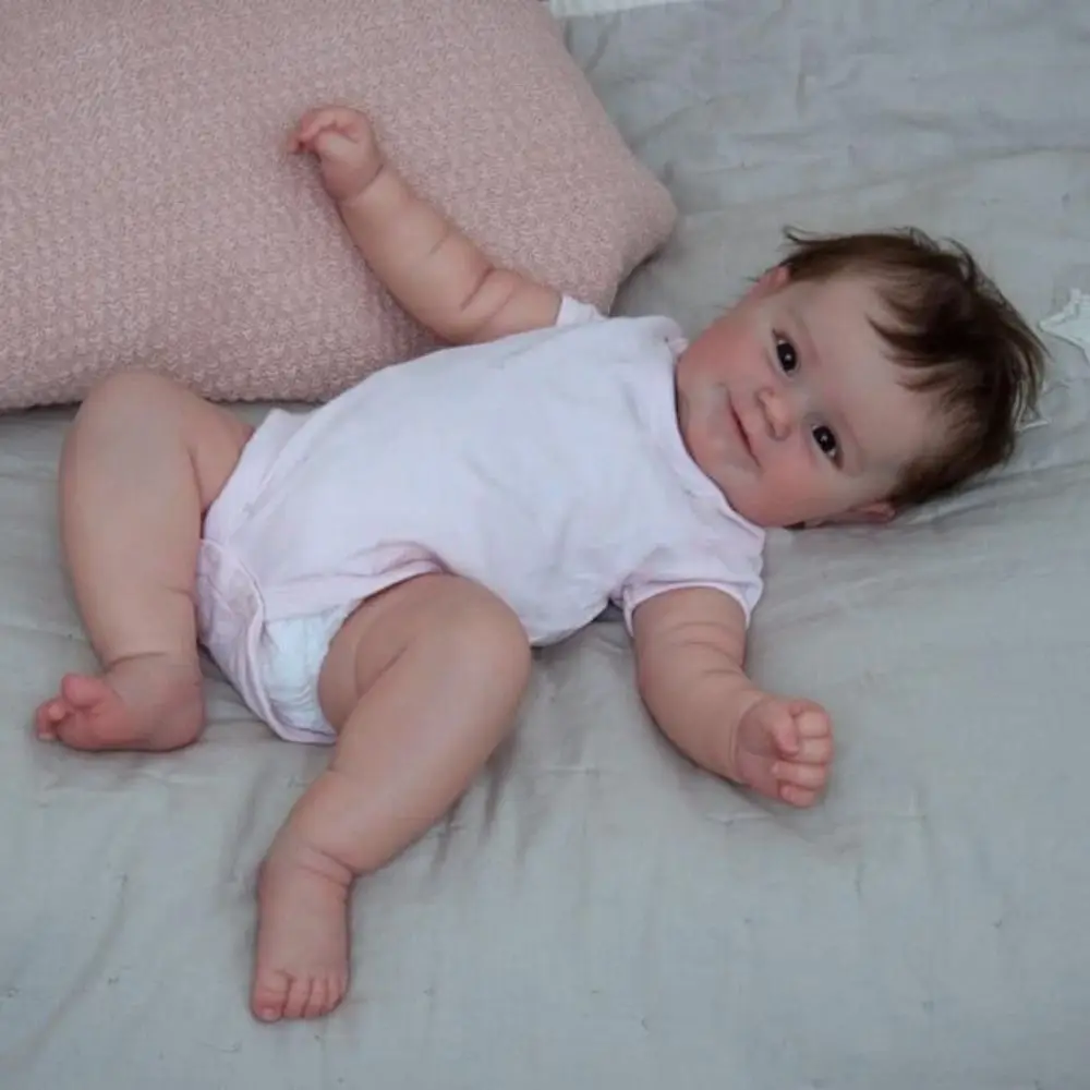 Lonian 20 Inch Reborn Baby Doll - Realistic Collectible Doll With Hand-Painted Hair - View #7