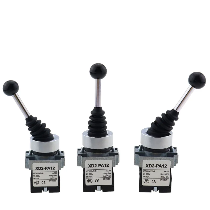 joystick controlador primavera retorno interruptores transversais rotativos