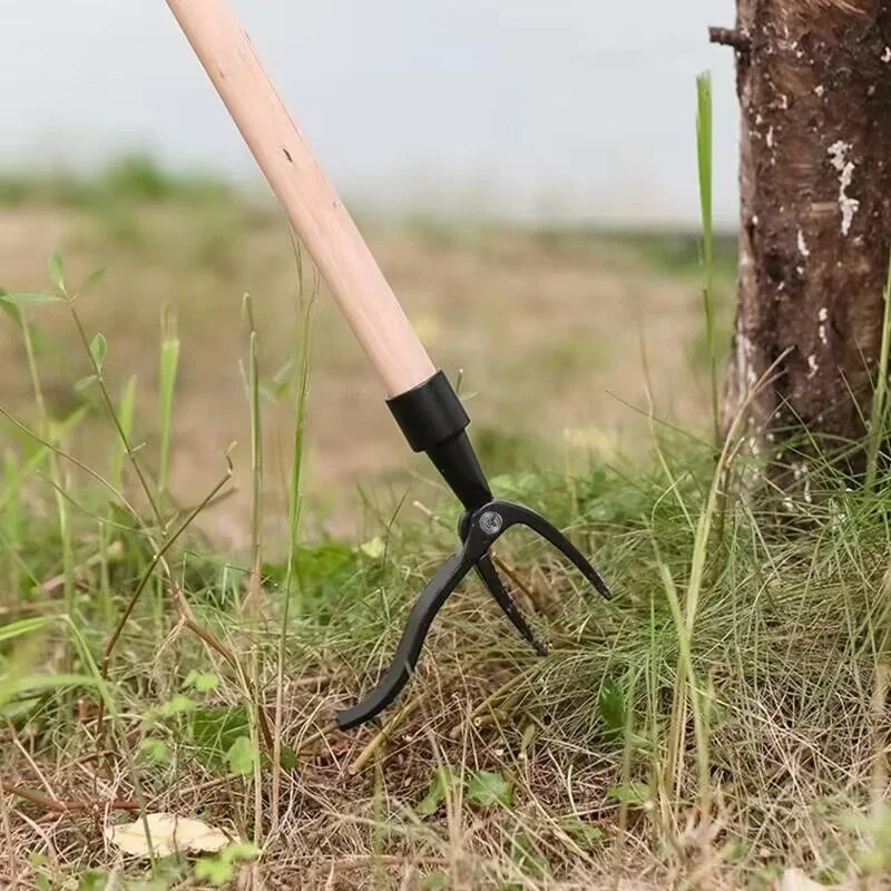 Weeding Head Replacement Metal Long Handle Stand Up Puller Head Gardening Digging Weeder Removal Accessory Handle Tool 1Pcs weed tool headweed cutter headweed puller toolweed pullerweed tool attachment