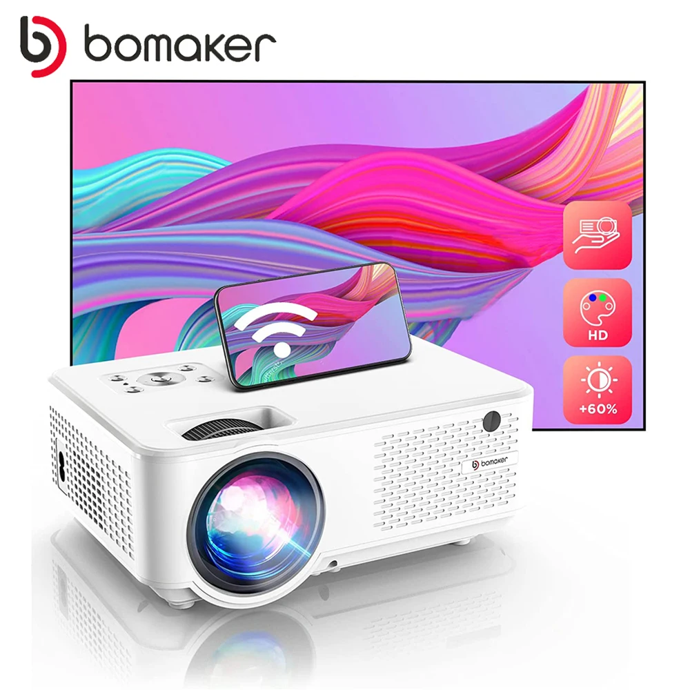 LED-проектор BOMAKER C9 Android 1080 Wi-Fi Full HD 300 P дюйма |