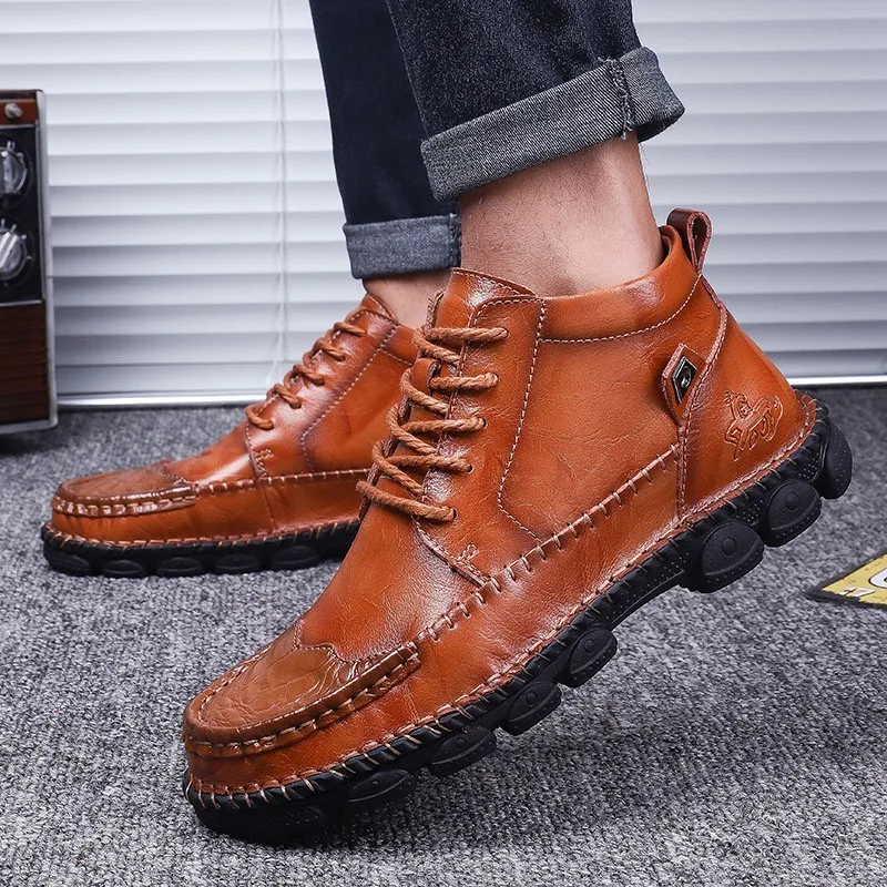 Men's Comfortable Rubber Ankle Boots