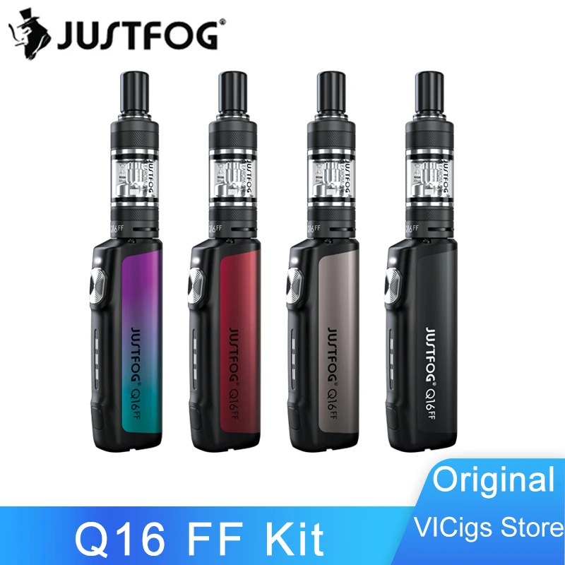 Original Justfog Q16 FF Kit 900mAh battery and 1.9ml side filling anti leakage Tank 1.2ohm coil
