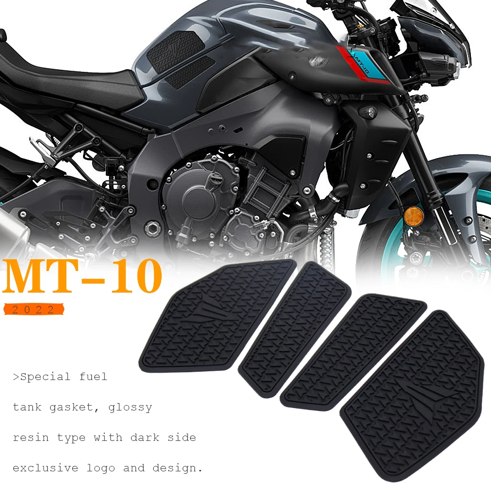 Fits For Yamaha MT10 MT 10 MT-10 2022 2023 Motorcycle Accessories Antiskid Fuel Tank Decal Traction Pad Protection Sticker factory wholesale warranty label security protection sticker void if seal broken damaged shredded paper 2020 2023