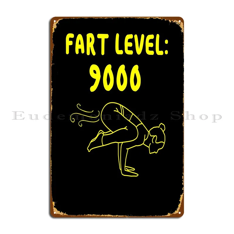 

Fart уровень 9000, металлический плакат с искусственным рисунком, таблички для гаража, кинотеатра, железный жестяной плакат