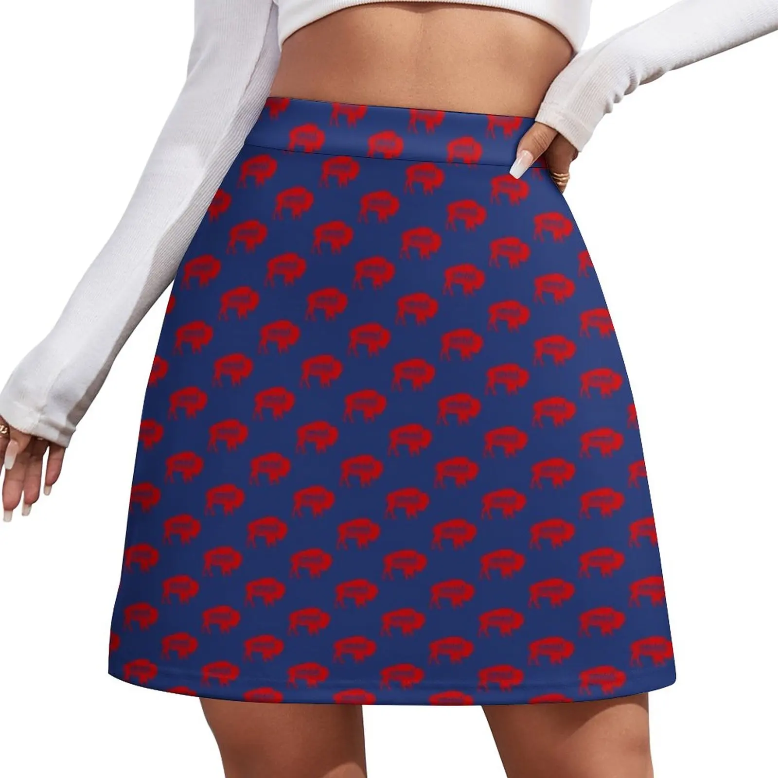 Buffalo NY Red Buffalo Mini Skirt Woman clothing mini skirt for women Skort for women skirts for womens 2023