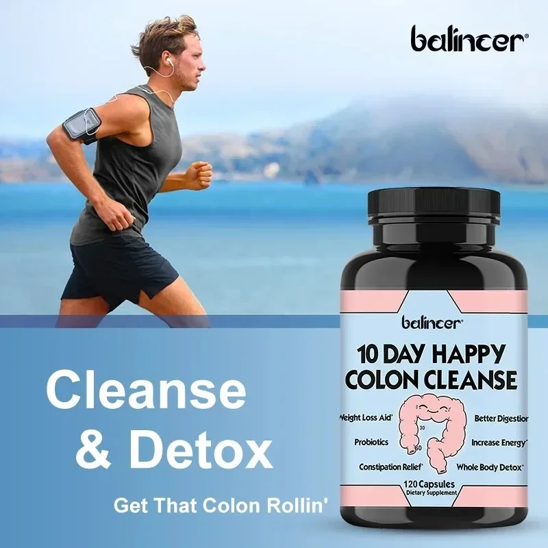 Super Colon Cleanse-10 Day Intestinal Cleanse-Detox, Constipation, Energy, Gluten Free, Dairy Free, Natural Herbal Extracts