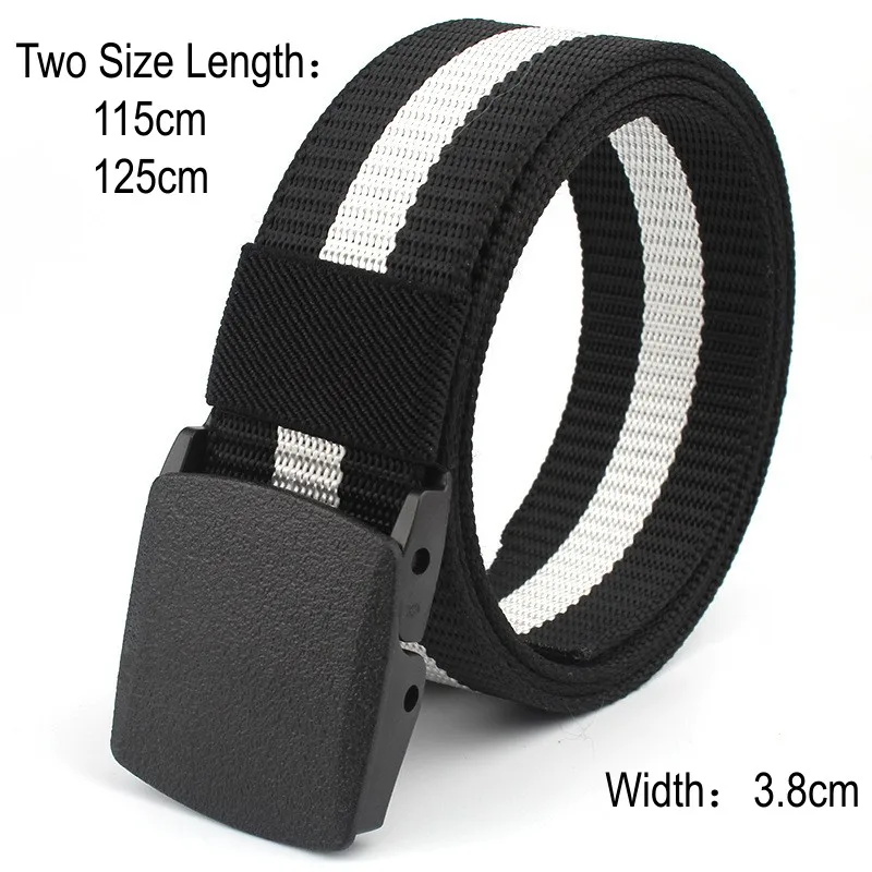 Herren Taktischer Militär Outdoor Combat Nylon Canvas Gürtelschnalle Bund – Detail 1