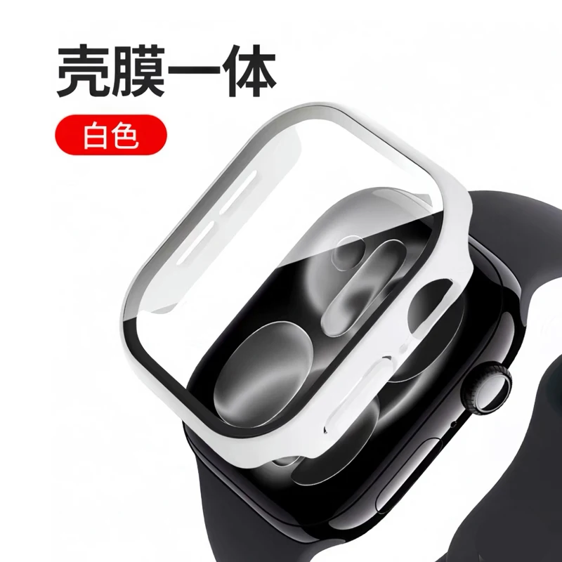 Matte Hard PC Bumper with Tempered Glass Screen Protector