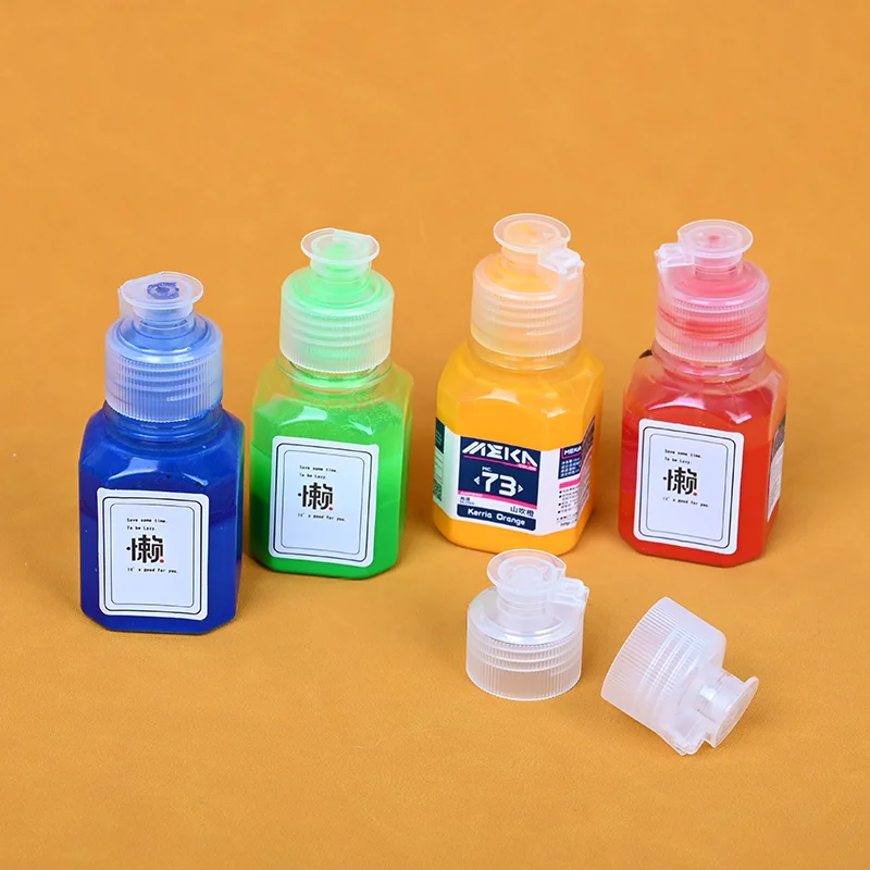 60ml/100ml Paint Mixing Square Bottle W/scale Transparent Empty Bottle Pigment Storage Container for Model Hobby DIY Tools model tools