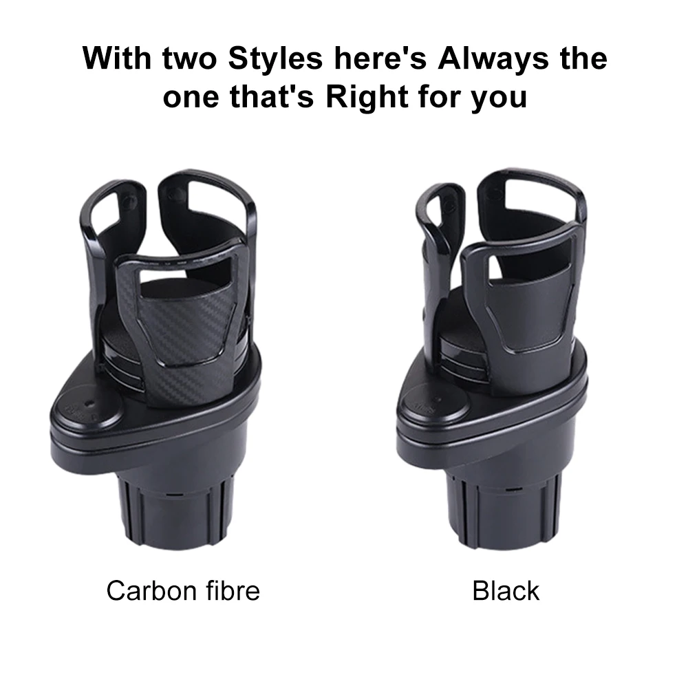 Car Drink Holder Multifunction Adjustable Cup Holder 360&deg; Rotation Stable Anti-Slip Auto Parts Storage Box Car Water Cup