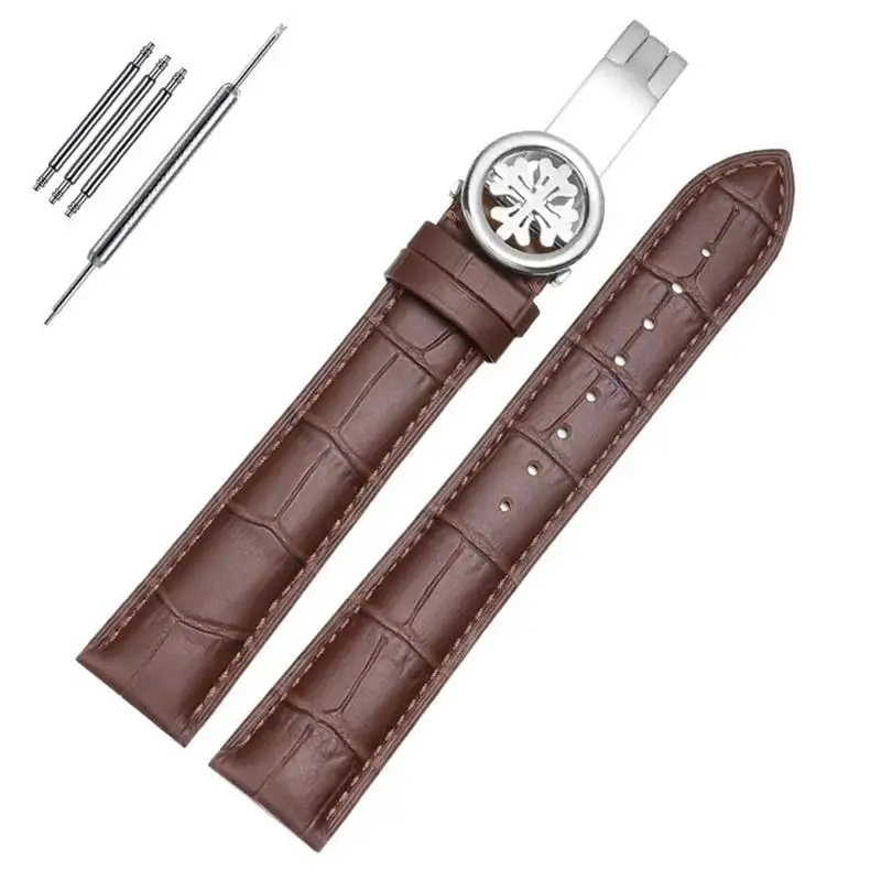 

HAODEE Genuine Leather Watch Strap For PP Patek Philippe Grenade 5167Ax 20mm 21mm 22mm Bracelet Men's Women Watchband Chain