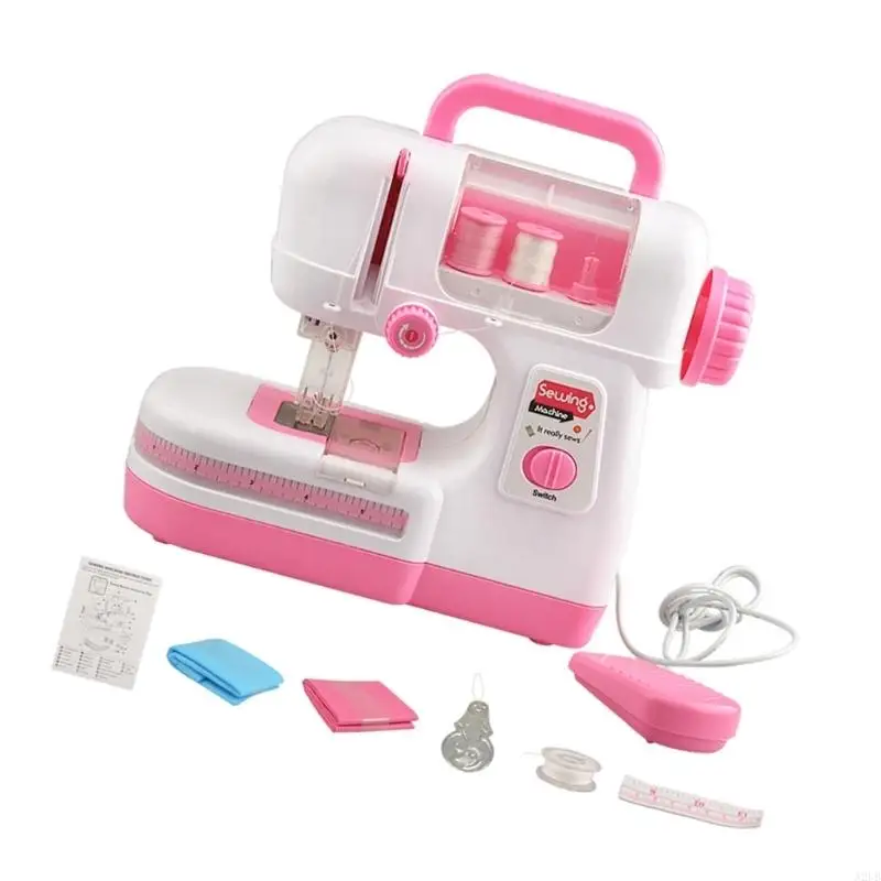 Realistische Elektrische Nähmaschine Spielzeug Für Kinder Pretend Play Simulation Sicher Kunststoff Tragbare Kreative Fähigkeit – Detail 1