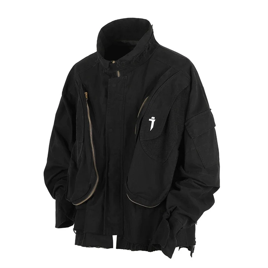 Techwear Tactical Bomber Jackets Women 2025 Spring Womens