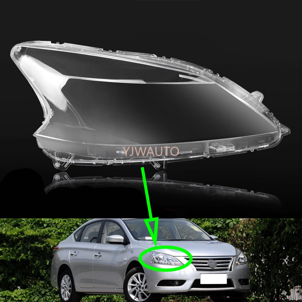 

Headlamp Lens For Nissan Sentra Sylphy 2012~2015 Headlight Cover Car Light Glass Replacement Auto Shell Projector Lens