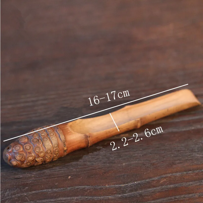 Natural Bamboo Tea Scoop Portable Teaspoon Chinese Kongfu Accessories 1Pc tea spoons