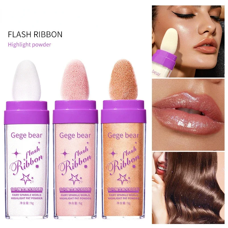 Polvo De Hadas Face Body Highlight 3 Colors Cosmetics Highlighter Powder Shimmer Contour Blush Powder Face Makeup Fairy