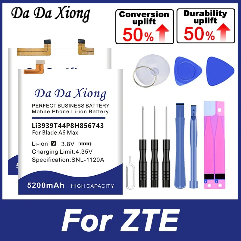 Li3834T43P6H726452 Sostituire La Batteria Per Zte Axon Blade Ufi Z N1 V2 M2 A3 A6 Z7 C2016 Q505T Z18 A30 30 31 Mf970 Ultra Lte Max Mini