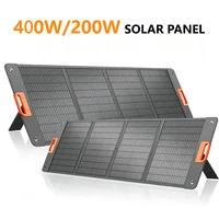 Chargeur solaire portable CHUBAN 400W 200W, kit de panneau solaire pliable pour stations d'alimentation Jackery, Bluetti, Ecoflow, camping-car, camping, terrasse 1