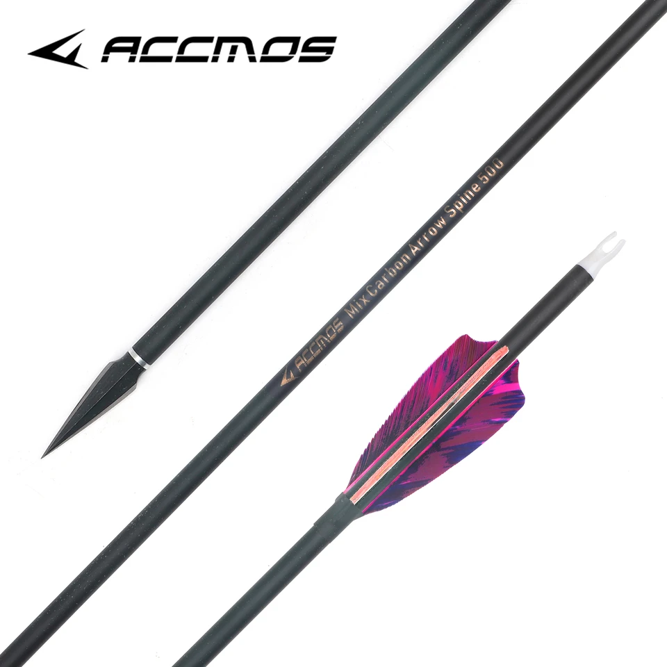 ACCMOS Tiro Con L'Arco ID 4,2 Mm Spine 300 350 400 500 600 700 800 900