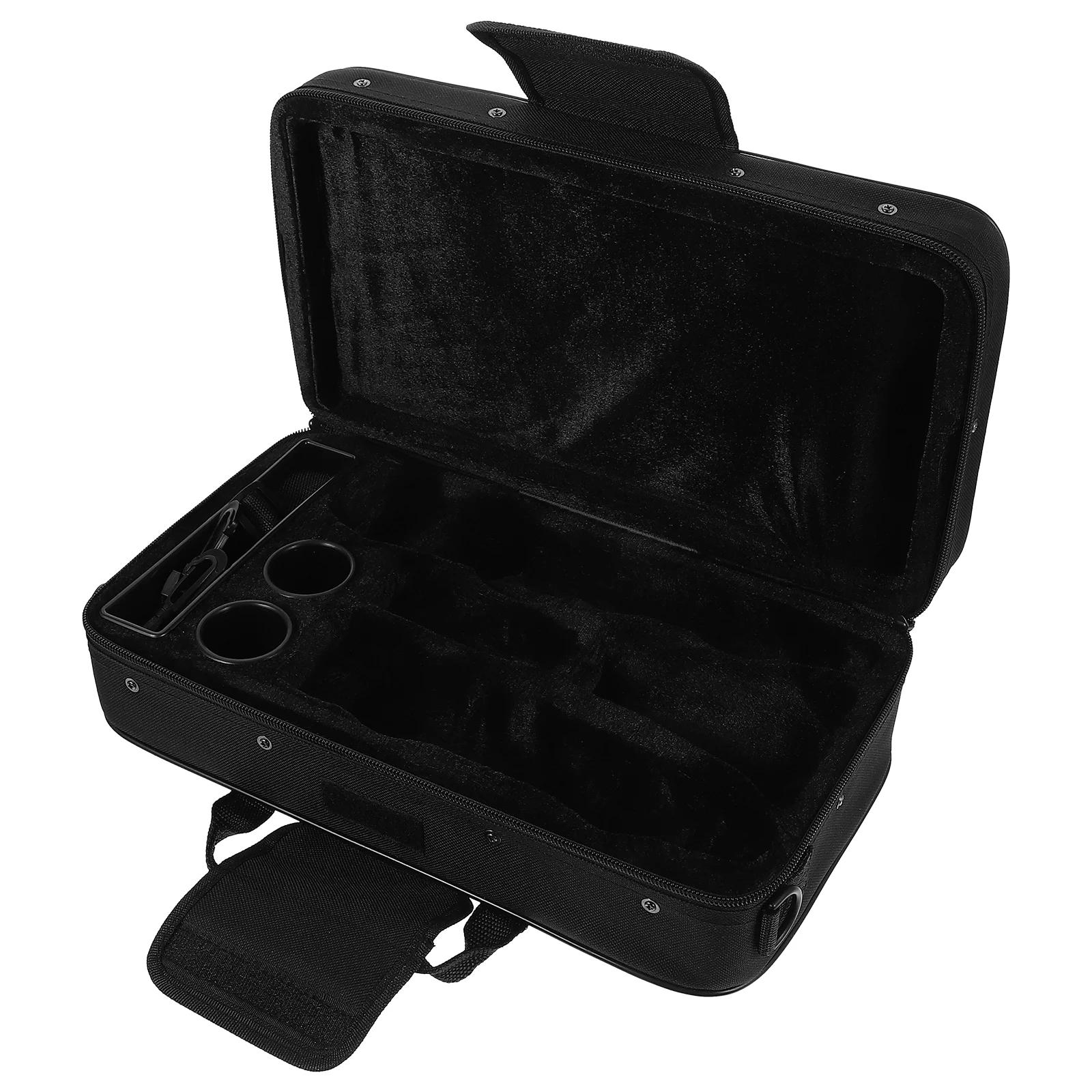 

Suitcase Accessories Black Cloth Clarinet Padded Bag Portable Square Box Carrying Holder