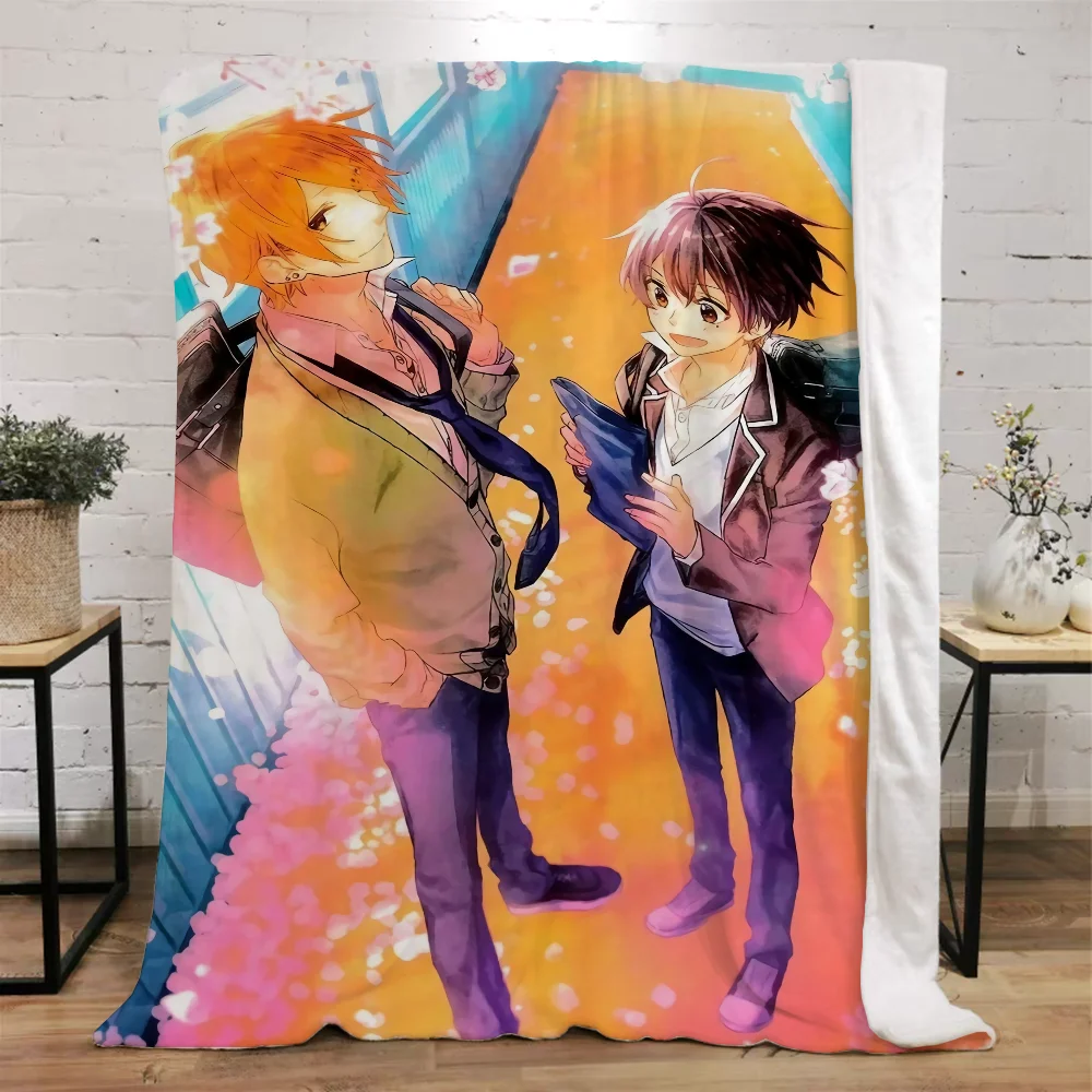 Sasaki and Miyano Fleece Throw Blanket for Sofa Decoration Beach Towel Custom Blankets King Size Fluffy Plaid Microfiber Bedding 3