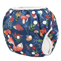 [Sigzagor] LARGE Big Swim Diaper Nappy Pants One Size All In One Nappy Reusable Baby Girl Boy Toddler 18lbs to 55lbs 8kg to 25kg 2