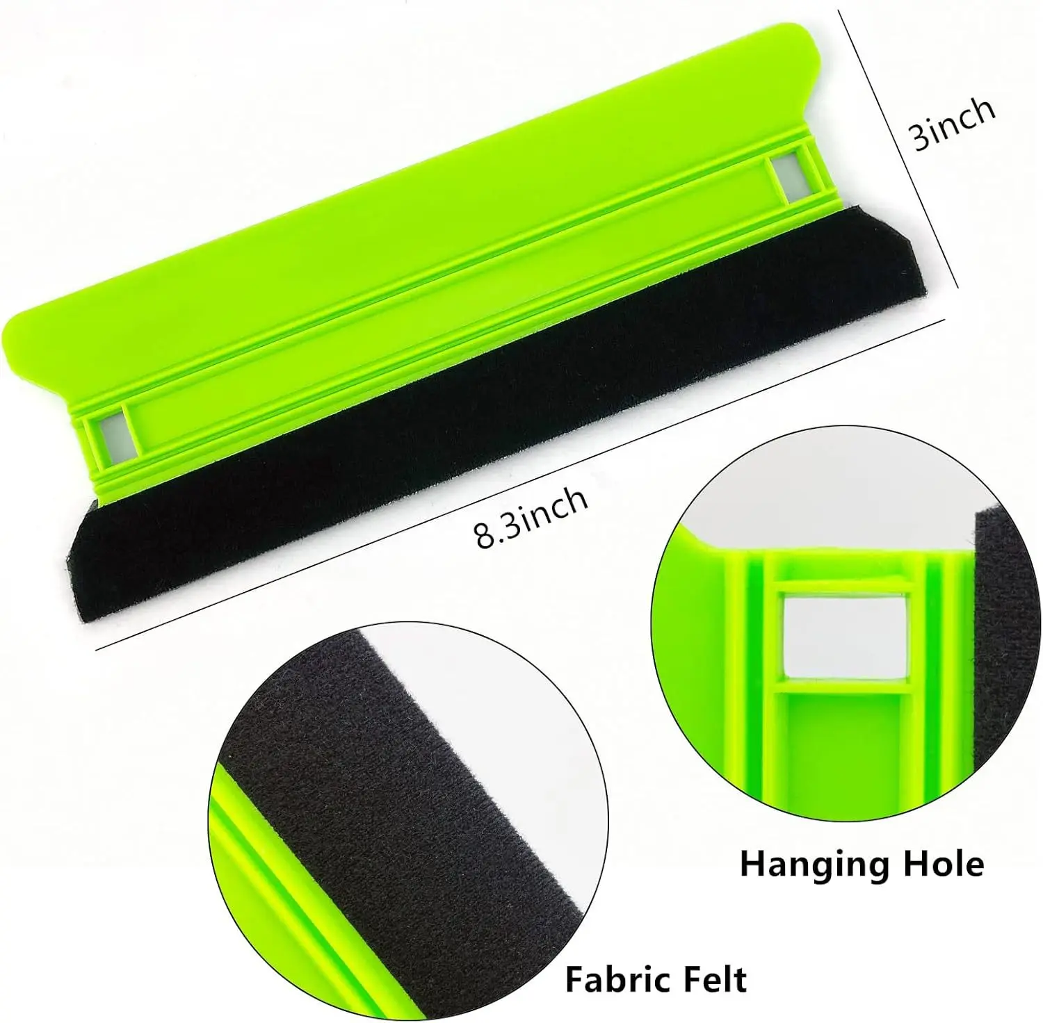 ALIWRAP Vinyl-Rakel-Set, Auto-Vinyl-Spatel, Schaber mit Filzkante, Tapetenaufkleber, Applikator, Auto-Carbonfolie, Verpackungswerkzeuge – Detail 4