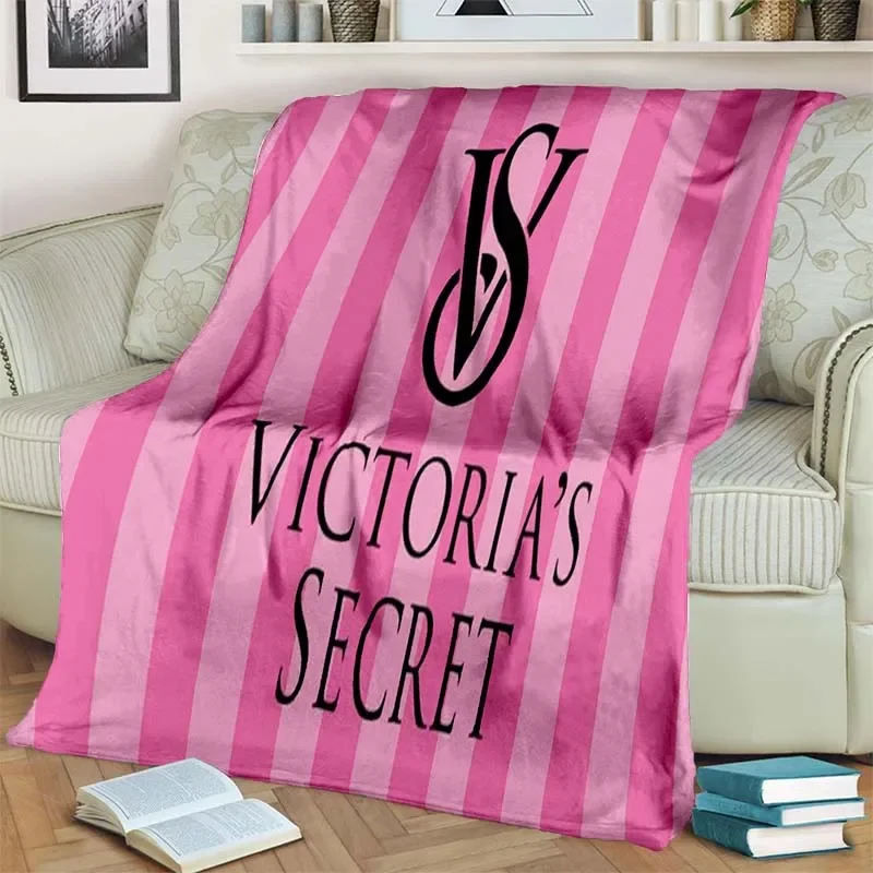 3DPinkVVictoriasSSecretPrintBlanketSoftCozyLivingroomBedroomSofaBedPicnic.jpg